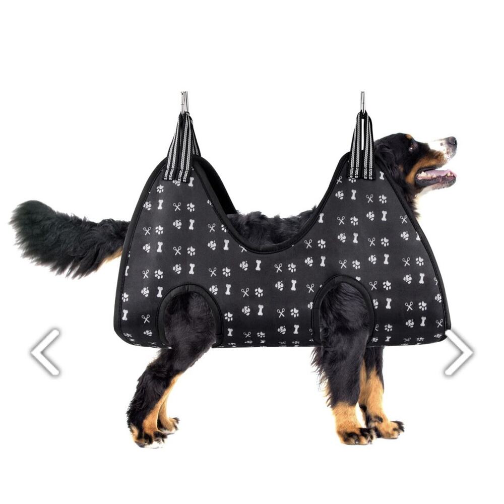 Large Dog Grooming Hammock Harness, L 50lb, Sling Holder, Nail Trimming